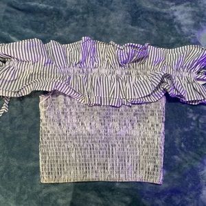 Kendall and Kylie ruffled top